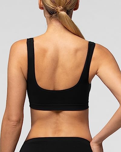 POMPEA Damen Brass. SL Seamless BH, Schwarz, S/M (3er Pack) von Pompea