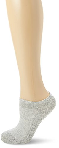 POMPEA Damen Cotton Füßlinge, Grau (Grau Melange 1350), DE(Herstellergröße:39/42) (3er Pack) von Pompea