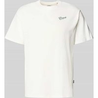 POMPEII BRAND T-Shirt mit Label-Print Modell 'SABONS DE POMPEII' in Offwhite, Größe L von POMPEII BRAND