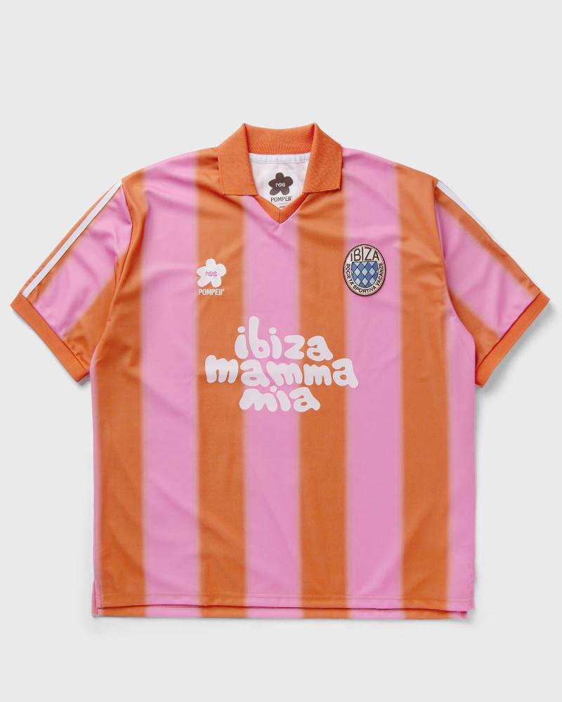 POMPEII STRIPES FOOTBALL KIT men Jerseys orange|pink in Größe:L von POMPEII