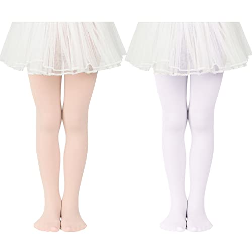 PONCEAU Ballettstrumpfhose Mädchen Kinder Strumpfhose für Mädchen Ballett Strumpfhose Fuß Kinderstrumpfhose Microfaser Ballett Training von PONCEAU