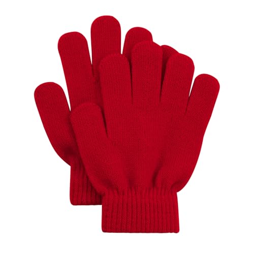 PONCEAU Winter Handschuhe Kinder Magische Handschuhe Gestrickte Handschuhe Fäustlinge kinder Warme Handschuhe 4-11 Jahre von PONCEAU