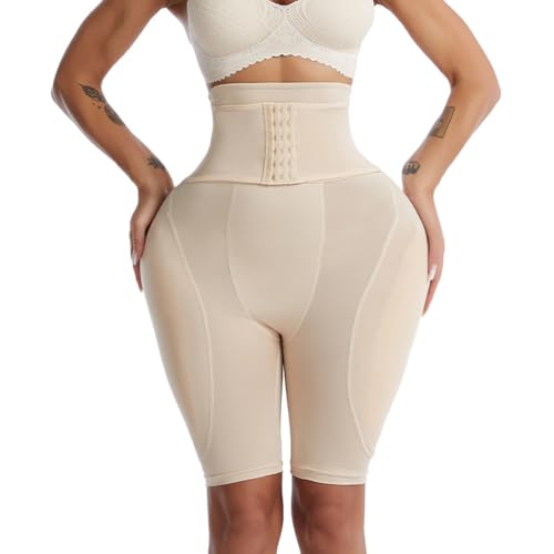 PONERY Damen Po Push Up Unterhose - Frauen Hüftpolster High Waist Trainer Shapewear Körper Bauchstraffer Fake Arsch Butt Lifter Booties Enhancer Booty Lifter Oberschenkel Trim, Hautfarbe, S PONERY Damen Po Push Up Unterhose - Frauen Hüftpolster High Waist Trainer Shapewear Körper Bauchstraffer Fake Arsch Butt Lifter Booties Enhancer Booty Lifter Oberschenkel Trim, Hautfarbe, S von PONERY