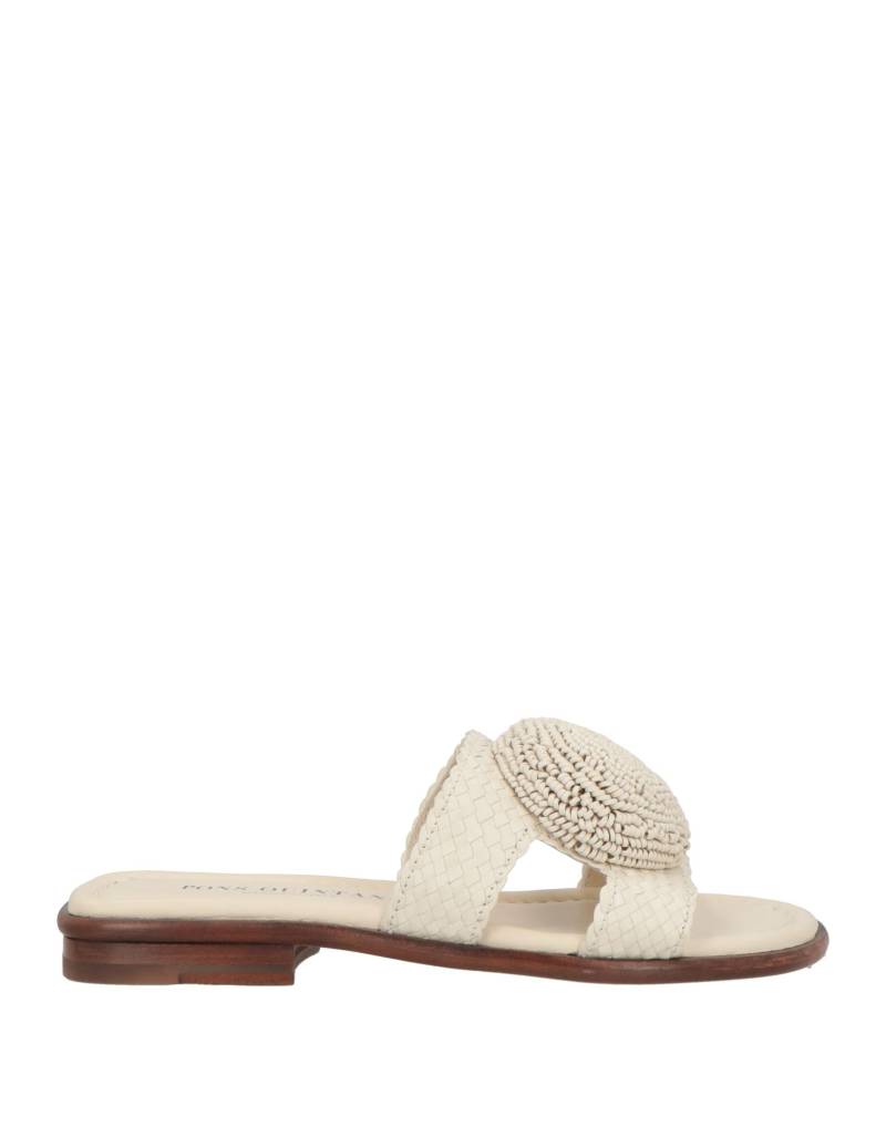 PONS QUINTANA Sandale Damen Off white von PONS QUINTANA