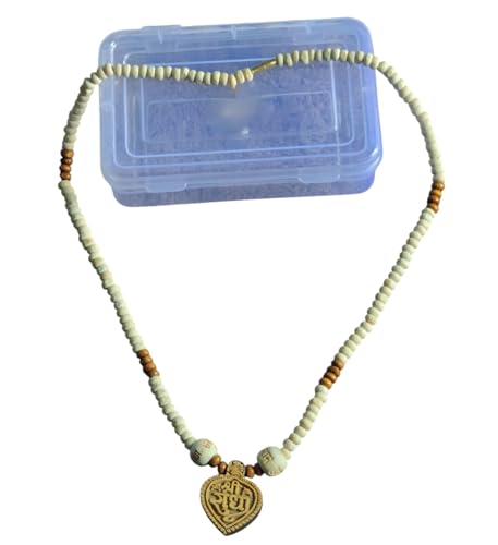 POOJAWAVE Original Tulsi Mala mit Shri Radha Namen - Heilige reine Tulsi Perlen für Hals | Spirituelle Mala für Männer, Frauen, Jungen & Mädchen | Natürliche Holzperlen für Gebet, Bhakti & Hingabe POOJAWAVE Original Tulsi Mala mit Shri Radha Namen - Heilige reine Tulsi Perlen für Hals | Spirituelle Mala für Männer, Frauen, Jungen & Mädchen | Natürliche Holzperlen für Gebet, Bhakti & Hingabe von POOJAWAVE