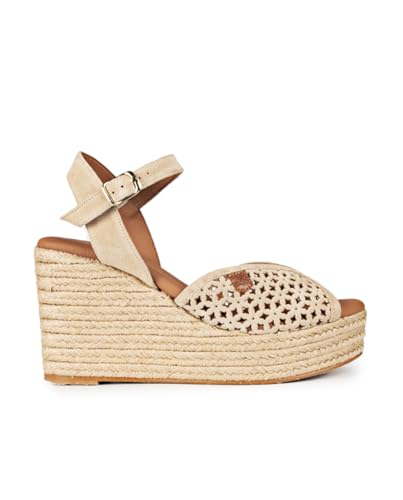 Keilabsatz Benisa Picado Beige, beige, 40 EU Keilabsatz Benisa Picado Beige, beige, 40 EU von POPA