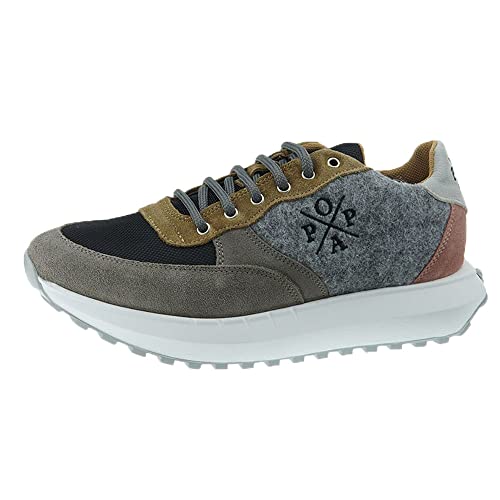 POPA Damen INES Filz grau Sneaker, 36 EU von POPA