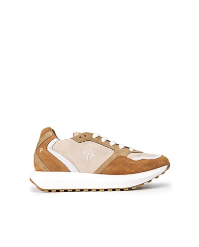 POPA Damen Maguey Leder Sneaker, weiß, 39 EU von POPA