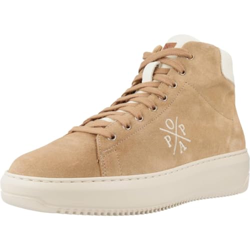 POPA Damen Schuh Bulnes Spaltleder Sand Sneaker, Sandfarben, 40 EU von POPA