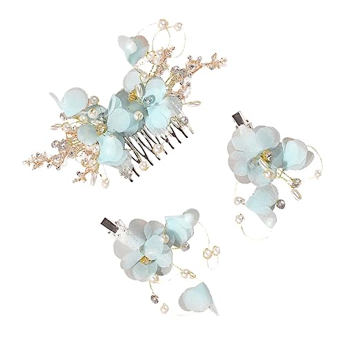 POPETPOP 1 Kamm Blumenhaarspangen Für Frauen Haarschmuck Aus Strass Haarschmuck Mit Blumen Perlen-haarspange Haarkämme Für Frauen Hochzeit Haarspange Haar Klammern Legierung Schmücken Damen von POPETPOP