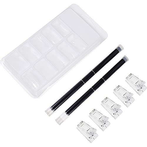 POPETPOP 1 Satz Nagelverlängerungsset Builder-assistent-tool Tipps Zur Nagelverlängerung Nagel-kits Nagelform-clips Diy-werkzeuge Aluminiumlegierung Aufkleber Ultraviolettes Licht von POPETPOP