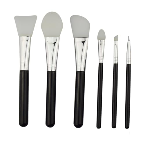 POPETPOP 1 Satz 6st Schminkpinsel Silikon-gesichtsmaskenpinsel Make-up-pinsel Für Frauen Make-up-pinsel-kit Fräulein Beauty-tools Tragbar von POPETPOP