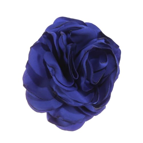 POPETPOP 1 Stück Blumen-Brosche Stoff-Rosen-Haarspange Blaue Blumen-Haarnadel Haarspange Für Damen Haarspangen Für Haarspangen Für Damen Haarspangen Für Mädchen Mädchen-Haarspange von POPETPOP