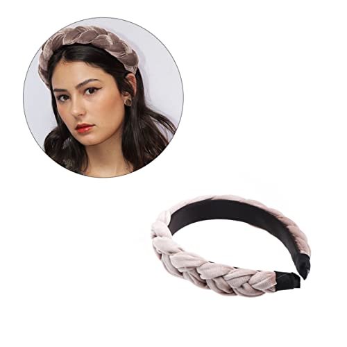 POPETPOP 1stk Wildleder Stirnband Breites Turban-stirnband Headwraps Stirnband Wildleder Haarreifen Dickes Haarband Elastisches Stirnband Elastische Kopfbedeckung Knick Liner Damen von POPETPOP