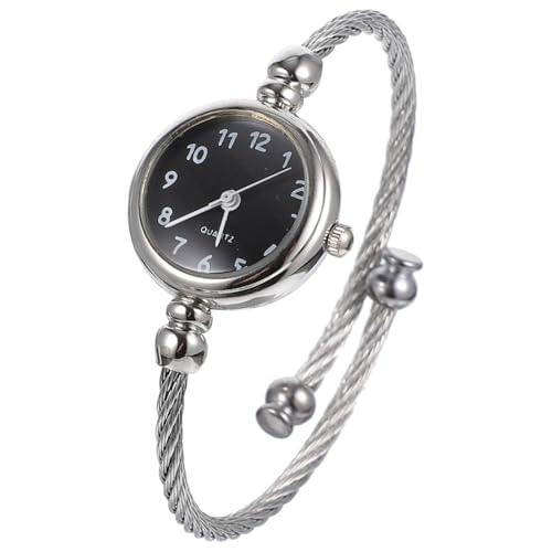 POPETPOP 1 Stück Damen-quarzarmbanduhr, Modische Armbanduhr mit Armband, Stilvolles Manschettendesign für Damen von POPETPOP