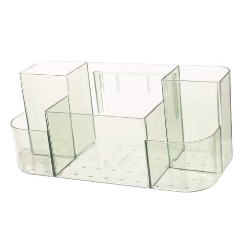 POPETPOP 1 Stück Karton wandmontierte aufbewahrungsbox aufbewahrungsbox Ablage aus klarem Acryl Displayständer aus Acryl tischdeckenklammern Kosmetik-Organizer Kosmetikhalter Schreibtisch von POPETPOP