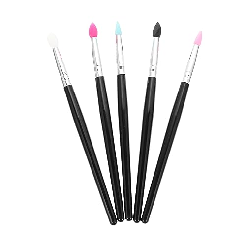 POPETPOP 10 Stk Lidschattenpinsel Aus Silikon Make-up- Aus Silikon Schimmernder Lidschatten Lidschatten-make-up-pinsel Make-up-tool Lippe Kieselgel Kleidung Perlmutt Fräulein von POPETPOP