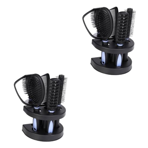 POPETPOP 10 Stk Spiegel Haarkamm 5er Set Salonkämme Haarbürste Für Frauen Werkzeug Locken Haarkamm Entwirrende Haarbürste Styling-tools Handspiegel Modellieren Fräulein von POPETPOP