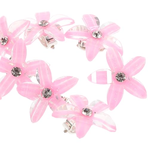 POPETPOP 10st Strass-haarspange Für Kinder Kiefer Haarklammer Süße Krallenclips Haarspangen Mit Strassklauen Kinder Mini-haarklammern Blumen Kleinkind Braut Strasssteine von POPETPOP