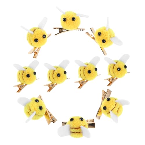 POPETPOP 10 Stück Stoff-bienen-haarspangen: Mini-haarklammern Für Frauen Und Mädchen – Leuchtende Farben, Bienen-haar-accessoires Für Frühlings-styling Und Party-accessoires POPETPOP 10 Stück Stoff-bienen-haarspangen: Mini-haarklammern Für Frauen Und Mädchen – Leuchtende Farben, Bienen-haar-accessoires Für Frühlings-styling Und Party-accessoires von POPETPOP