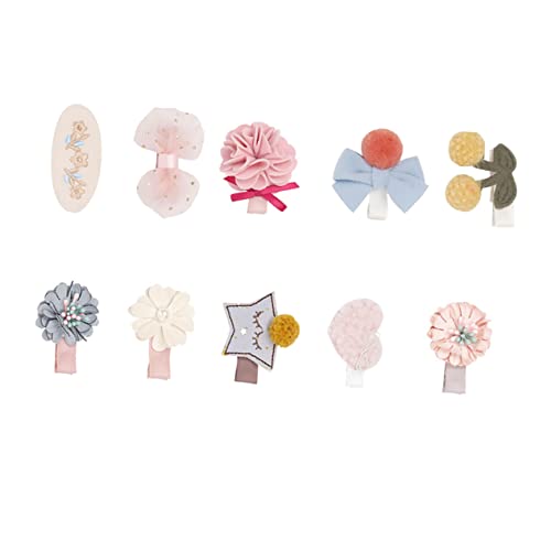 POPETPOP 10St niedliches Baby-Haar-Accessoires Damenhaarschmuck haarschmuck für mädchen Tiara Haarklammer langlebige Haarnadel dekorative Haarnadel Mode Kopfbedeckung einstellen schmücken von POPETPOP