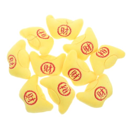 POPETPOP 10 Stück Teiliges Plüsch Broschen Pins für Neujahrsfeier Cartoon Broschennadeln Anstecknadeln für Schal Rucksack Mütze DIY Schmuckaccessoires von POPETPOP