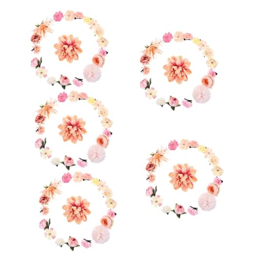 POPETPOP 100 Stk Blumen-haarspangen-set Hanfu Haarschmuck Vintage Haarschmuck Haarspangen Für Teenager-mädchen Haarnadel Haar Klammern Kopfbedeckung Die Blumen Seidenblumenstoff Braut von POPETPOP