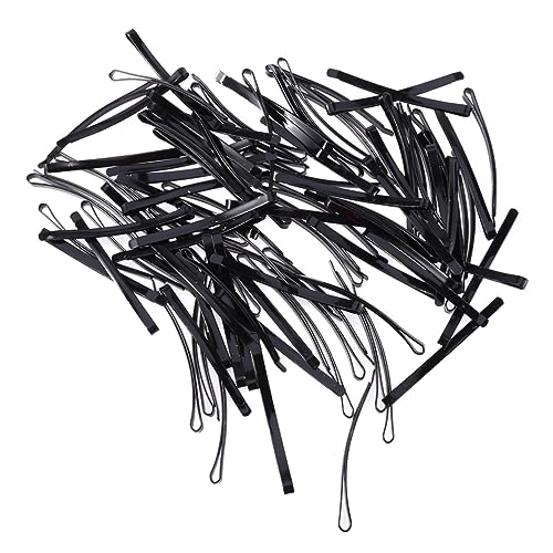 POPETPOP 100st Haarnadeln Metall Schwarze Haare Für Mädchen Gewellte Haarspangen Metall Haar Klammern Haare Für Brötchen Schwarzes Metallhaar Haare Für Hochzeit Selbstgemacht Schmuck Braut von POPETPOP