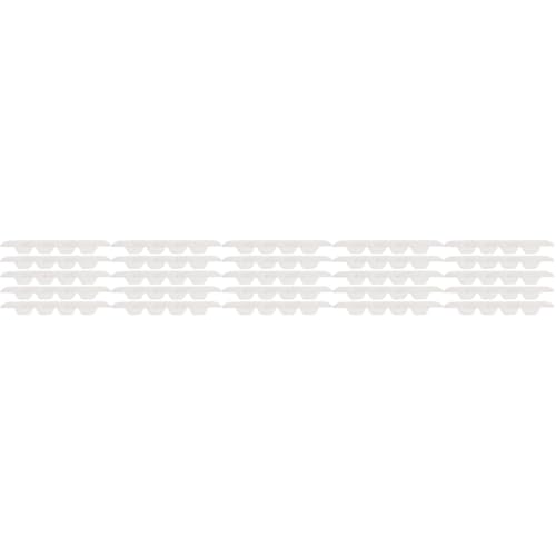 POPETPOP 100 Stk Schweißaufkleber Am Kragen Hemdkragen Schweißfreier Achselschutz Kragenschutzpolster Halskette Kragenreiniger Schutzhelm Männer Und Frauen Sommerhut Pe-folie Unsichtbar von POPETPOP