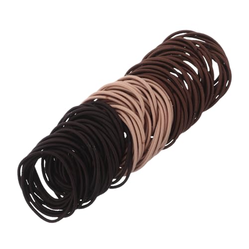POPETPOP 100stücke Haargummis Für Junge Mädchen Nahtlose Dünne Und Bequeme Haargummis Für Mädchen Elastische Haarbänder Für Täglichen Gebrauch Vielseitige Haaraccessoires von POPETPOP