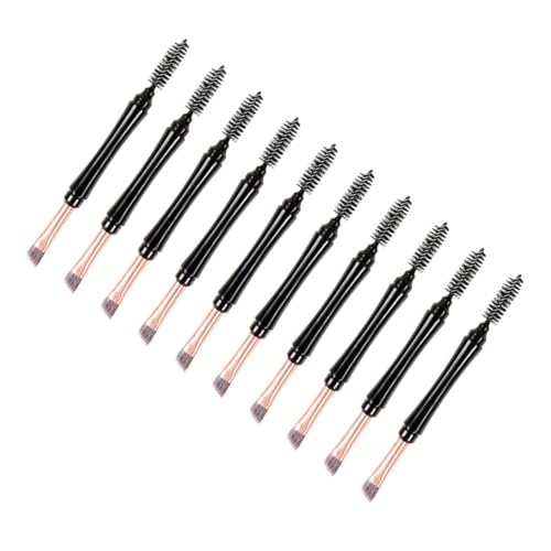 POPETPOP 10st Augenbrauen Pinsel Mit Deckel Wimpernbürste Für Augenbrauen Augenbrauenbürste Mit Doppelspitze Make-up-augenbrauenpinsel Spoolie Eyeliner Schüttgut Plastik Applikatorpinsel von POPETPOP