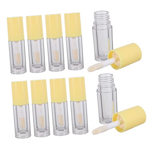 POPETPOP 10st Flasche Lipgloss Süße Lipgloss-tuben Probenfläschchen Für Lippenöl Flaschen Für Lippenbalsam Lipgloss Tube Lila Lippenstift Mini Nachfüllbar Reisen Wimper Eyeliner Plastik von POPETPOP