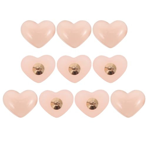 POPETPOP 10stücke Dekorative Herzförmige Knöpfe Für Kleidung Mantel Handwerk Nähen Diy Bastelbedarf Kleidereien Ersatzknöpfe Mit Löchern Für Näharbeiten von POPETPOP