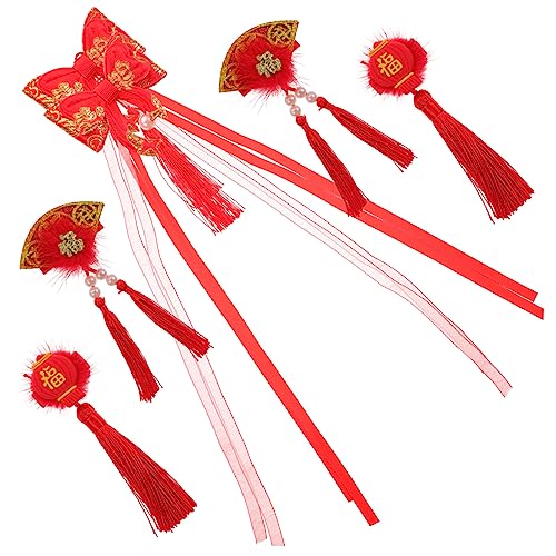 POPETPOP 12 Stk Haarschmuck für das neue Jahr der Kinder chinesische haarspangen japanische Haarnadel kinder haarschmuck hair accessories for Tiara Haarklammer Frühlingsfest Haarnadel von POPETPOP