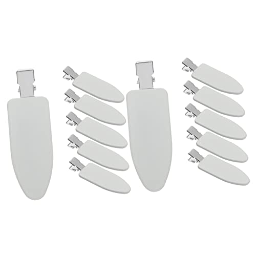 POPETPOP 12 Stk Keine Spur Von Entenschnabelclip Klaue Clips Haarspangen Haargriff Alligator-haarnadel Haarspange Für Die Dusche Rechnung Clips Curl-pin-clip Metall Mädchen Knopf von POPETPOP