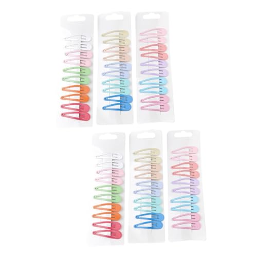 POPETPOP 120 Stk Schnapphaarnadel Keine Rutschende Haarspange Kein Rutsch Haar Zubehör Snap-haar-accessoires Haarschmuck Haar Klammern Haarspangen Für Babys Kind Metall Clip von POPETPOP