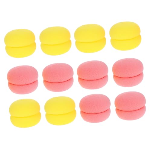 POPETPOP 12stücke Lockenwickler Für Kurzes Haar Wärmefreie Locken Aus Weichem Schaumstoff Kleine Runde Haarrollen Für Frauen Und Mädchen Für Zuhause Und Reisen von POPETPOP