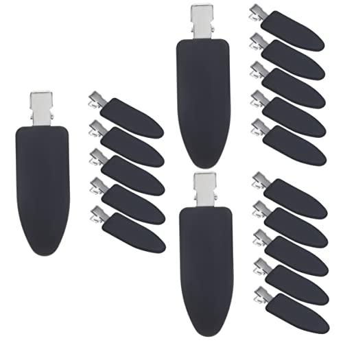 POPETPOP 18 Stk Keine Spur von Entenschnabelclip Haarspangen für Mädchen Krallenclip Haarteil Haarklammer Make-up-Haarnadeln Haarspangen schnappen Modellieren Kopfbedeckung Knopf Metall von POPETPOP