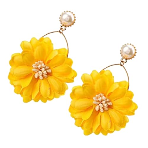 POPETPOP 1Paar Blumige Perlenohrringe für Damen Dangle Ohrringe mit Perlendekor für Partys Besondere Anlässe Modischer Modeschmuck für Look POPETPOP 1Paar Blumige Perlenohrringe für Damen Dangle Ohrringe mit Perlendekor für Partys Besondere Anlässe Modischer Modeschmuck für Look von POPETPOP