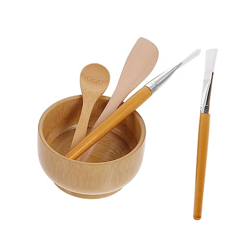 POPETPOP 1Satz DIY Maske Mischschalen Set mit und Zubehör Teiliges Set für Selbstgemachte Gesichtsmaske Schalen Löffel und Pinsel für Hautpflege zu Hause von POPETPOP
