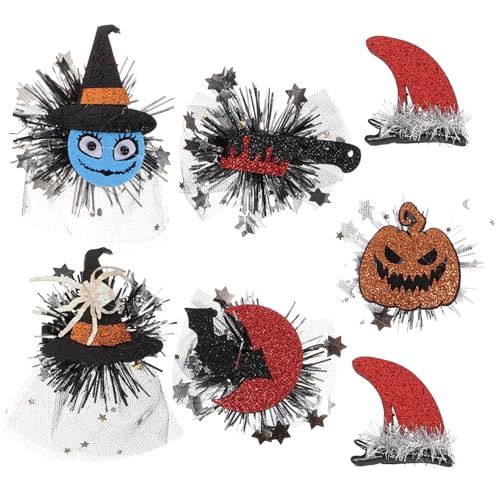 POPETPOP Halloween Haarspangen Mit Motiven Aus Stoff Und Metall Für Frauen Und Mädchen Als Accessoires Für Partys Cosplay Und Feiertage von POPETPOP