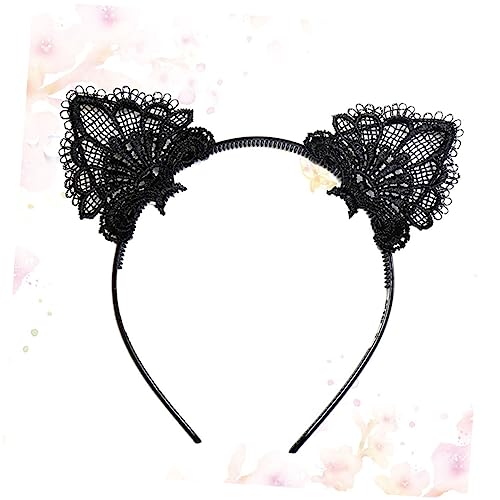 POPETPOP 1Stk Mädchen Haare kopfschmuck haar spangen haarklammer hair pin Hasenhaarreifen Maskerade Tierkopfbedeckungen Haargummis Haarband Ohr Haarreifen Stirnband Katzenmädchen von POPETPOP