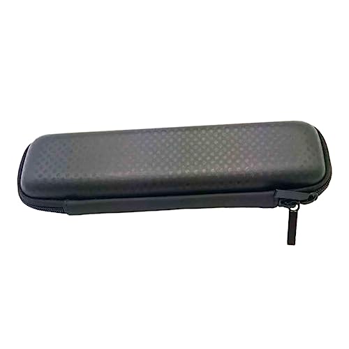 POPETPOP Doppelreißverschluss Stifttasche für Schreibwaren Eva Bleistifttasche Mehrzweck Stiftebox für Büro Schule Reisen Strapazierfähiges Material Schwarz von POPETPOP