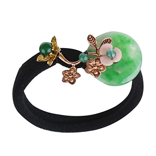 POPETPOP 1stk Haarkreis-stirnband Im Antiken Stil Haarstyling-krawatte Dekorativer Haargummi Haargummi Haargummis Für Schmuck Haarband Schwimmende Blumenjade Mädchen Die Blumen Binden von POPETPOP