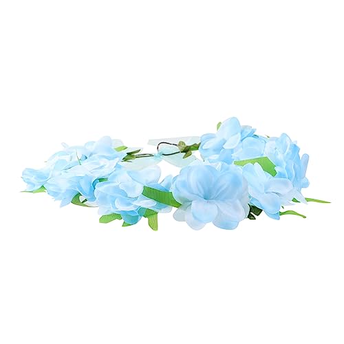 POPETPOP 1stk Kranz Floraler Kopfschmuck Für Mädchen Hochzeit Blumenhaarrebe Halo-stirnband Stirnband Mit Blumengirlande Wald-wald-stirnband Kleinkind Blumen Ranke Fräulein Handbuch Stoff von POPETPOP