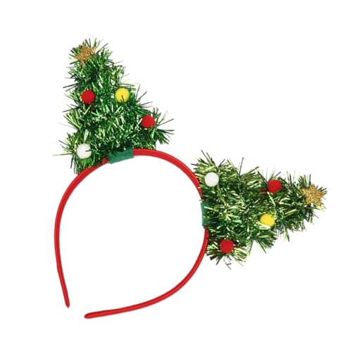 POPETPOP 1stk Weihnachtsbaum-stirnband Weihnachtsgeschenke Mädchen Urlaub Stirnband Frau Cosplay Haarband Tiara Für Mädchen Weihnachtskopfschmuck Kopf Boppers Stoff Haarschmuck Modellieren von POPETPOP