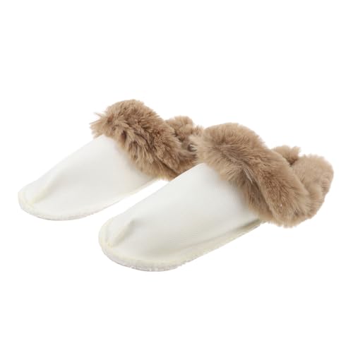 POPETPOP 2 Paare Clogs Einlegesohlen Ersatz Dicke Warme Plüsch Schuh Einlagen mit Abnehmbarem Innenfutter Winterliche Fleece Liner für Damen und Herren Clogs Indoor und Outdoor Geeignet von POPETPOP