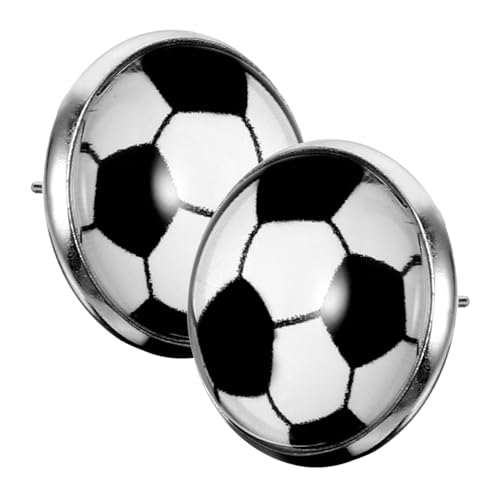 POPETPOP 2paare Fußball-ohrringe Für Damen Tropfen-ohrhänger Aus Harz Modischer Ohrschmuck Als Fußballgeschenk Für Frauen von POPETPOP