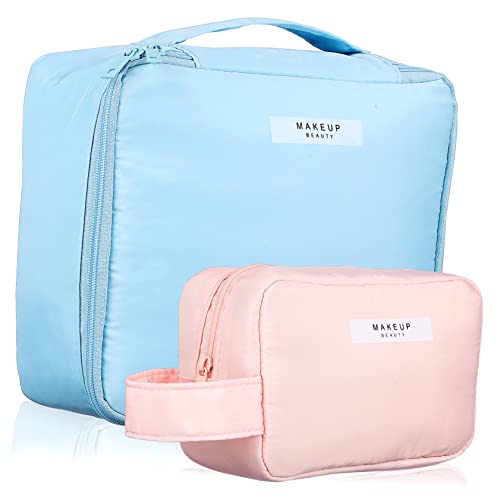 POPETPOP 2 STK Reise-kulturbeutel Kosmetiktaschen Für Die Handtasche Kleine Schminktasche Geldbörseneinsatz Handtaschen Für Damen Make-up-Organizer Bilden Nylon Fräulein Makeup Tasche von POPETPOP