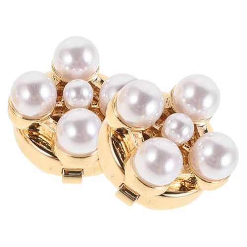 POPETPOP 2 STÜCK Damen Blumen Manschettenknöpfe aus Langlebiger Legierung Hochzeit und Business Accessoires für Formelle Anlässe Stilvolle Party Schmuck Veredelung von POPETPOP